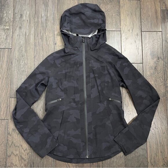 Lululemon Break a Trail Jacket Heritage 365 Camo Deep Coal Multi - Picture 1 of 9